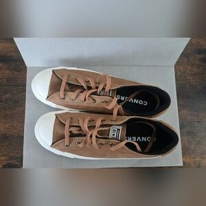 Converse Women's Tan Suede Sneakers
